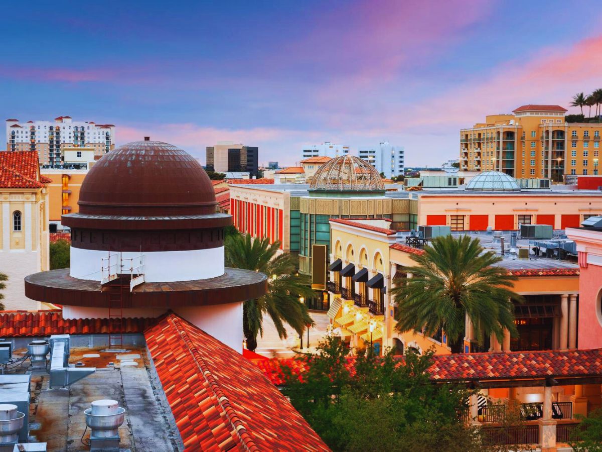 Cityplace in the morning., West Palm Beach, FL Cityplace in the morning., West Palm Beach, FL